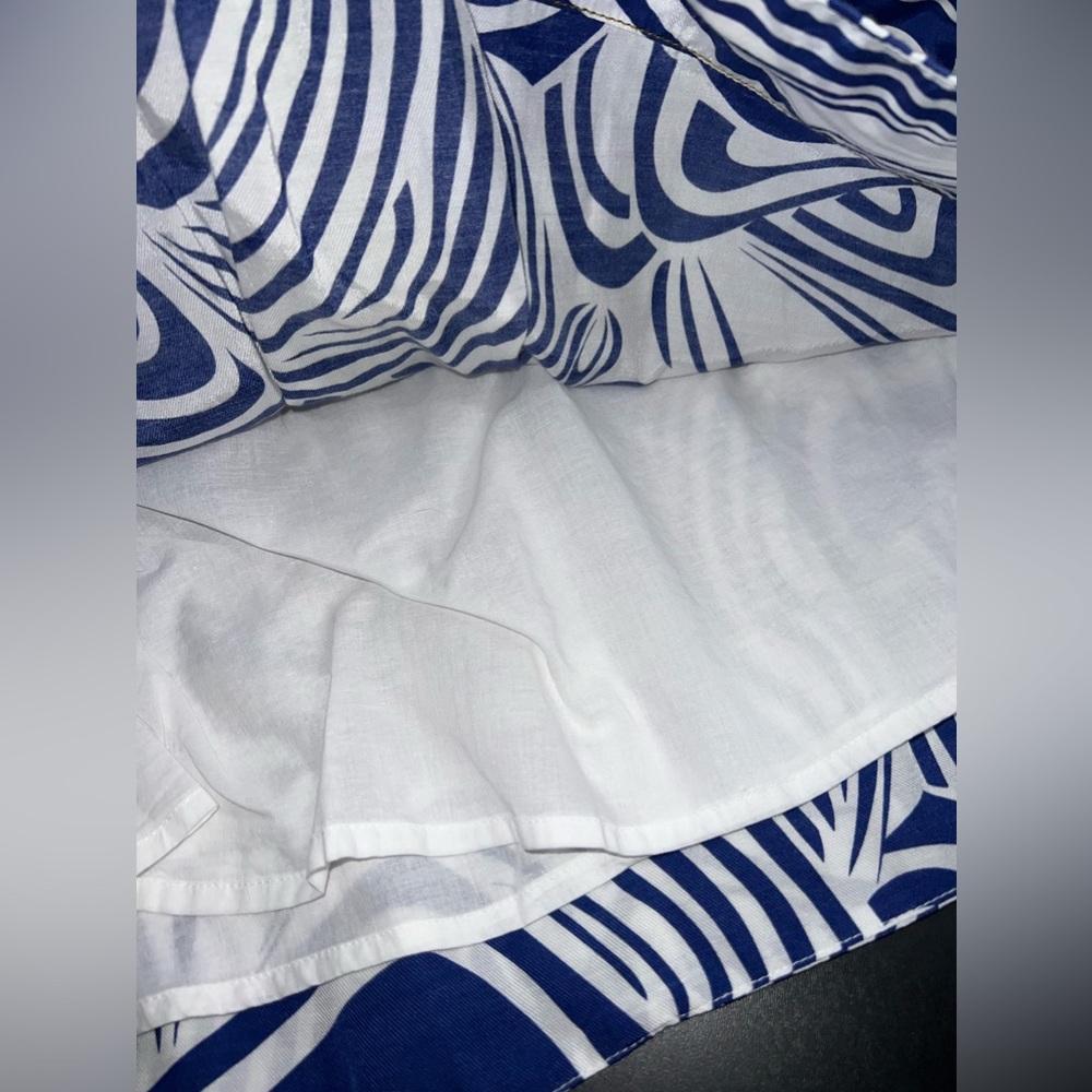 Cabi Blue Lombard Skirt Style #470 Size 12 EUC - Picture 4 of 9